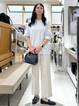 「アイテム（スウェット）」を使った、mahokurumaさん（レディース・172cm・30代）の秋コーディネート