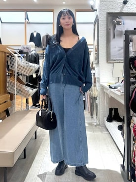 「アイテム（キャミソール）」を使った、mahokurumaさん（レディース・172cm）の秋コーディネート