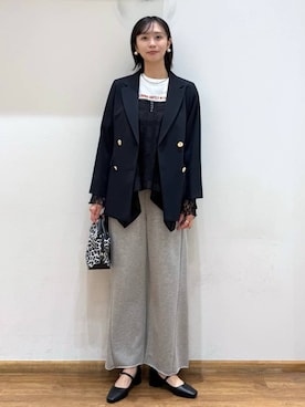 「GLOBAL WORK（グローバルワーク）のスペ軽お財布ショルダー/132336（ショルダーバッグ、その他）」を使った、mahokurumaさん（レディース）の春コーディネート