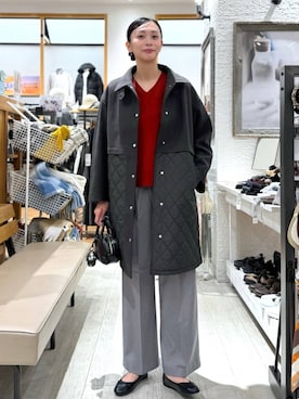 「アイテム（ハンドバッグ）」を使った、mahokurumaさん（レディース・172cm・30代）の秋コーディネート