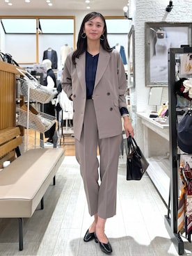 「アイテム（パンプス）」を使った、mahokurumaさん（レディース・172cm）の秋コーディネート