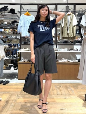 「ショートパンツ」｜mahokurumaさん（レディース・172cm・30代）の夏コーディネート