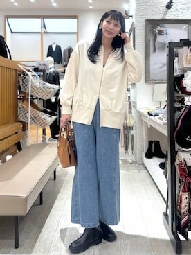 「アイテム（キャミソール）」を使った、mahokurumaさん（レディース・172cm）の秋コーディネート