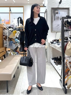 「アイテム（パンプス）」を使った、mahokurumaさん（レディース・172cm・30代）の秋コーディネート