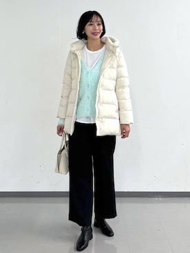 「GLOBAL WORK（グローバルワーク）のアイテム（ショルダーバッグ）」を使った、mahokurumaさん（レディース・172cm）の冬コーディネート