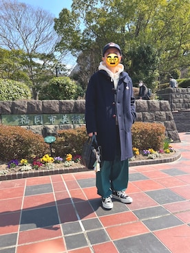 「WILD THINGS（ワイルドシングス）のアイテム（パンツ）」を使った、buuuyurisuさん（レディース・152cm）の春コーディネート