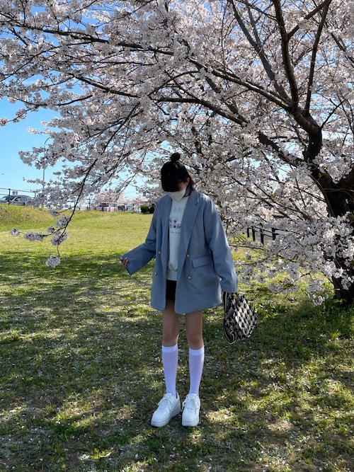 セール】ホワイトDogブリントスウェット（スウェット）｜one after