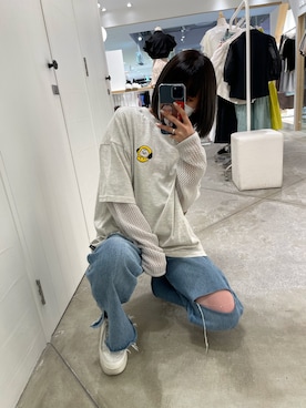「ごきげんウィーク」｜「アイテム（その他シューズ）」を使った、miyuuさん（レディース・155cm）の春コーディネート