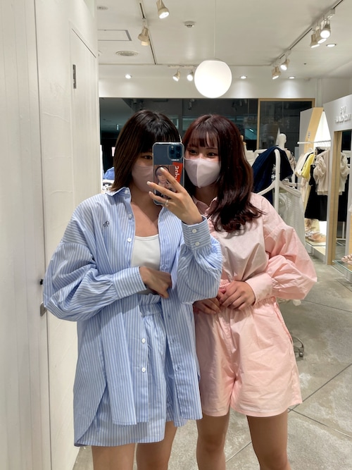 セール】ロゴ刺繍シャツとショートパンツSETUP（セットアップ）｜one