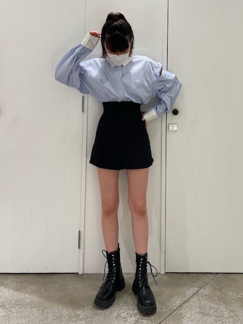 cygne スタイルアップショートパンツ Karine 黒 cygne スタイルアップショートパンツ Karine 黒