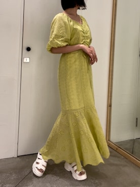 「コットンレース」｜miyuuさん（レディース・155cm）の春コーディネート