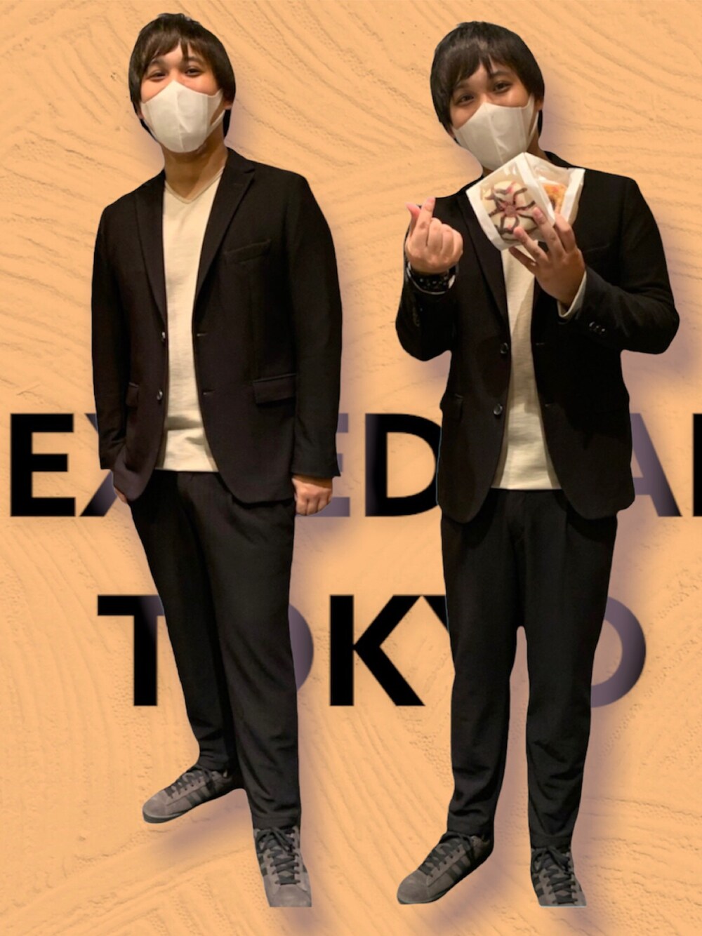「セットアップ、カジュアルコーデ、おしゃれさんと繋がりたい、ootd、オトナカジュアル、いいね、save、フォローお願いします🤑、お洒落さんとつながりたい、スーツスタイル、スーツ、ビジネススタイル、ビジネスカジュアル、ゴルフ、デート、黒、ブラック」｜「TETE HOMMEのアイテム（テーラードジャケット、ブラック系）」を使った、extedlabtokyoさん（メンズ・176cm）の冬コーディネートの1枚目の写真