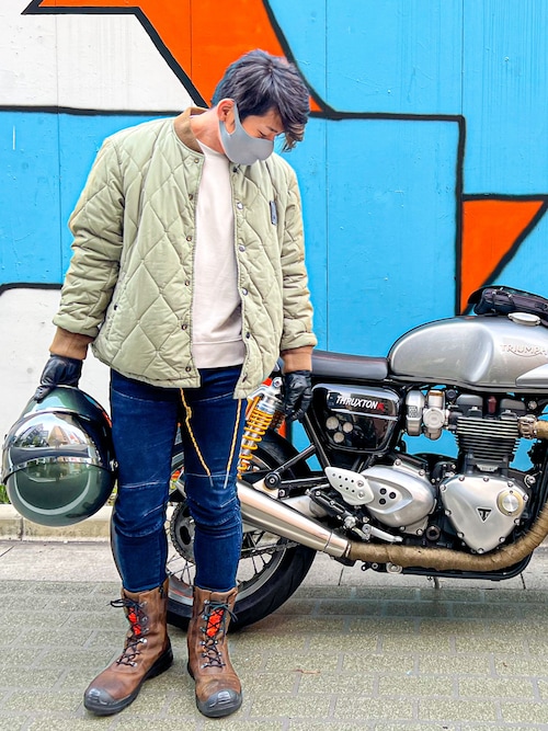 Yas Stand By Dieselのミリタリージャケットを使ったコーディネート Wear