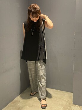 yukaah21さん（レディース・160cm）の夏コーディネート