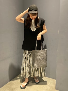 yukaah21さん（レディース・160cm）の夏コーディネート