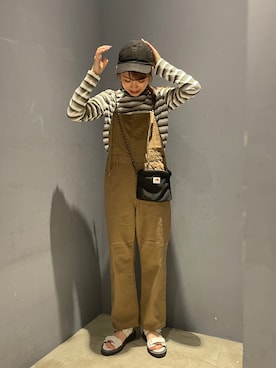 「AMERICAN HOLIC（アメリカンホリック）のアイテム（オールインワン・サロペット）」を使った、yukaah21さん（レディース・160cm）の夏コーディネート
