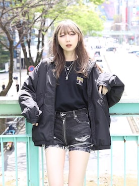 ボクサーパンツを使った スニーカーコーデ のレディース人気ファッションコーディネート Wear