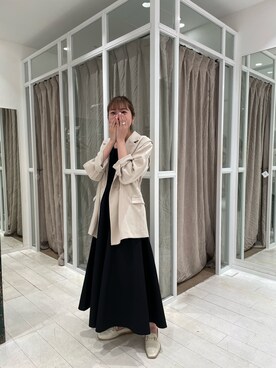 「mystic（ミスティック）のアイテム（ローファー）」を使った、mn2312さん（レディース・160cm）の春コーディネート
