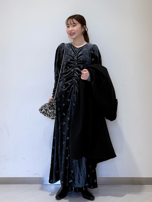 ベロアシャーリングドレス（ワンピース）｜KBF（ケイビーエフ）の