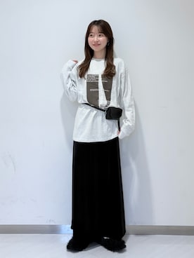 「アイテム（その他シューズ）」を使った、さやかさん（レディース・152cm）の秋コーディネート