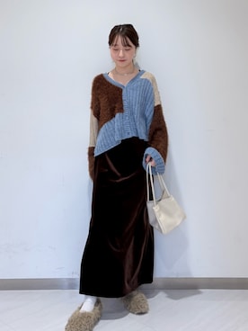 「アイテム（その他シューズ）」を使った、さやかさん（レディース・152cm）の秋コーディネート