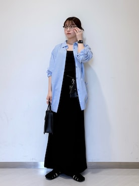 「KBF（ケイビーエフ）のアイテム（シューズ）」を使った、さやかさん（レディース・152cm）の春コーディネート