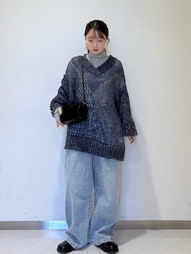 「アイテム（その他シューズ）」を使った、さやかさん（レディース・152cm）の秋コーディネート