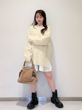 さやかさん（レディース・152cm）の冬コーディネート