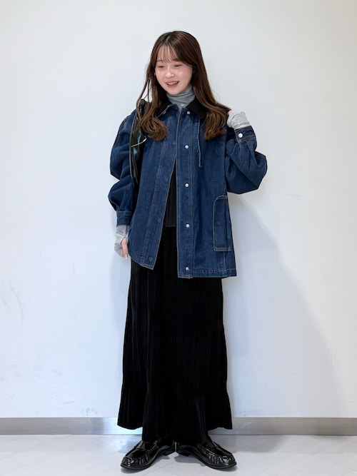 2WAYカラーデニムブルゾン 2WAYカラーデニムブルゾン（ブルゾン）｜KBF（ケイビーエフ）の