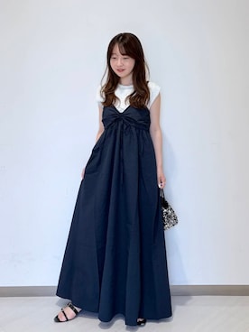 「KBF（ケイビーエフ）のアイテム」を使った、さやかさん（レディース・152cm）の夏コーディネート