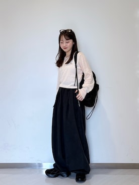 「KBF（ケイビーエフ）のアイテム」を使った、さやかさん（レディース・152cm）の夏コーディネート