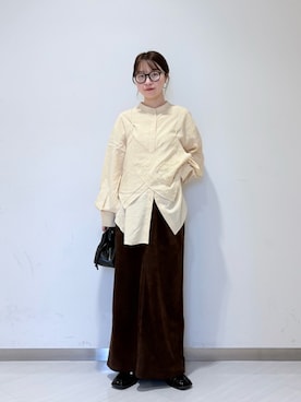 「KBF（ケイビーエフ）のアイテム（バッグ）」を使った、さやかさん（レディース・152cm）の夏コーディネート