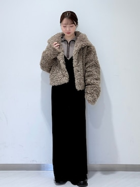 「アイテム（その他シューズ）」を使った、さやかさん（レディース・152cm）の秋コーディネート