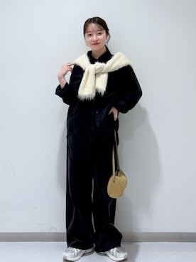 「アイテム（シャツ/ブラウス）」を使った、さやかさん（レディース・152cm）の秋コーディネート