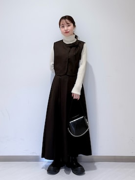 さやかさん（レディース・152cm）の冬コーディネート