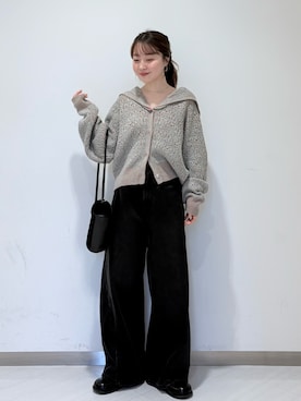 「アイテム（その他シューズ）」を使った、さやかさん（レディース・152cm）の秋コーディネート