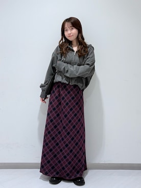 「アイテム（その他シューズ）」を使った、さやかさん（レディース・152cm）の秋コーディネート