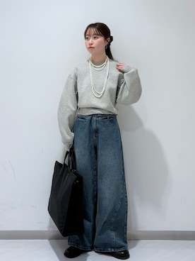 「アイテム（その他シューズ）」を使った、さやかさん（レディース・152cm）の秋コーディネート