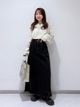 さやかさん（レディース・152cm）の冬コーディネート