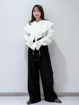 「KBF（ケイビーエフ）のアイテム（トップス）」を使った、さやかさん（レディース・152cm）の春コーディネート