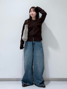 「アイテム（その他シューズ）」を使った、さやかさん（レディース・152cm）の秋コーディネート