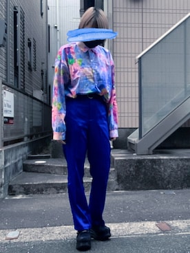 「Decorative（デコラティブ）のアイテム」を使った、ヒカルさん（レディース・164cm）の春コーディネート