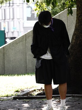 「oversize」｜Hさん（メンズ・184cm）の春コーディネート