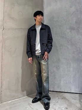 「tk.TAKEO KIKUCHI（ティーケータケオキクチ）のアイテム（シューズ）」を使った、kyo_t.oさん（メンズ・165cm）の秋コーディネート