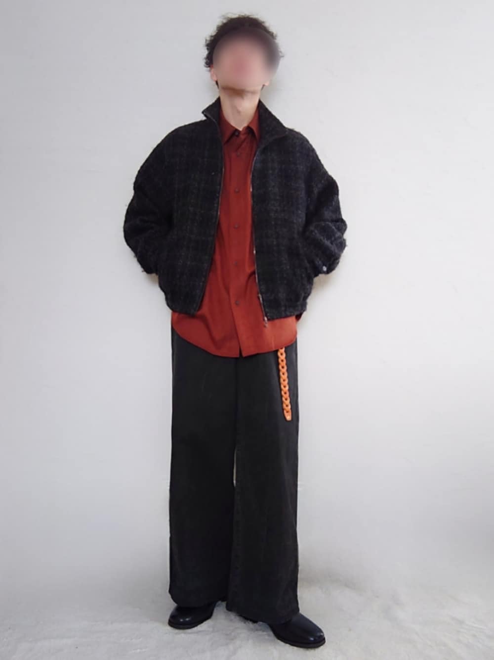 LIDNM リドム　ALPACA SILK TWEED ZIP LIDNM / Llife ONLINE STORE / ALPACA SILK TWEED ZIP