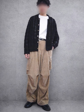 LIDNM（リドム）の「CRASH PILE MODIFIED FATIGUE（カーゴパンツ