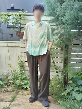 「アイテム（キーケース/キーアクセサリー）」を使った、Siyouさん（メンズ・172cm）の夏コーディネート