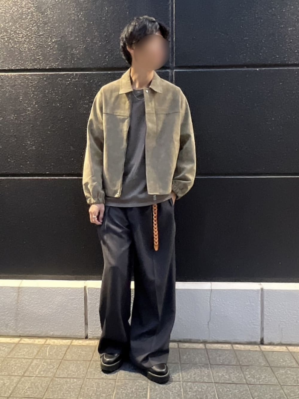 Llife DOBBY MESH BAGGY SLACKSを使った人気ファッション