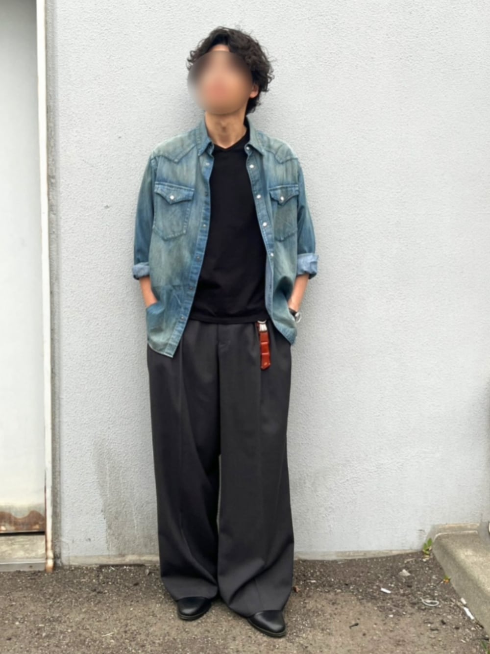 Llife DOBBY MESH BAGGY SLACKSを使った人気ファッション