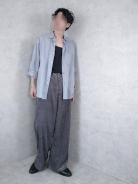 「LIDNM（リドム）のアイテム」を使った、Siyouさん（メンズ・172cm）の夏コーディネート